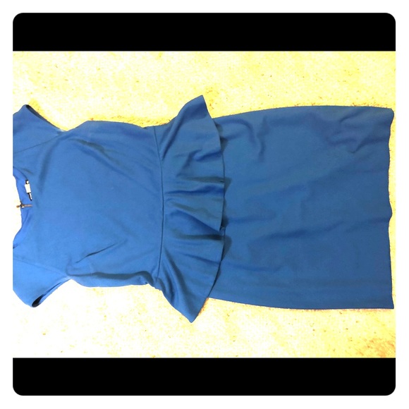 Petalum Expeess blue dress - Picture 1 of 3